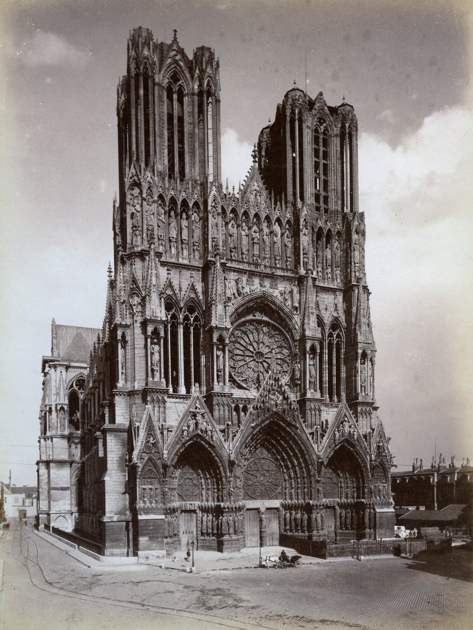 Catedral de Notre-Dame, Reims, França, final do século XIX ou início do século XX de Unbekannt