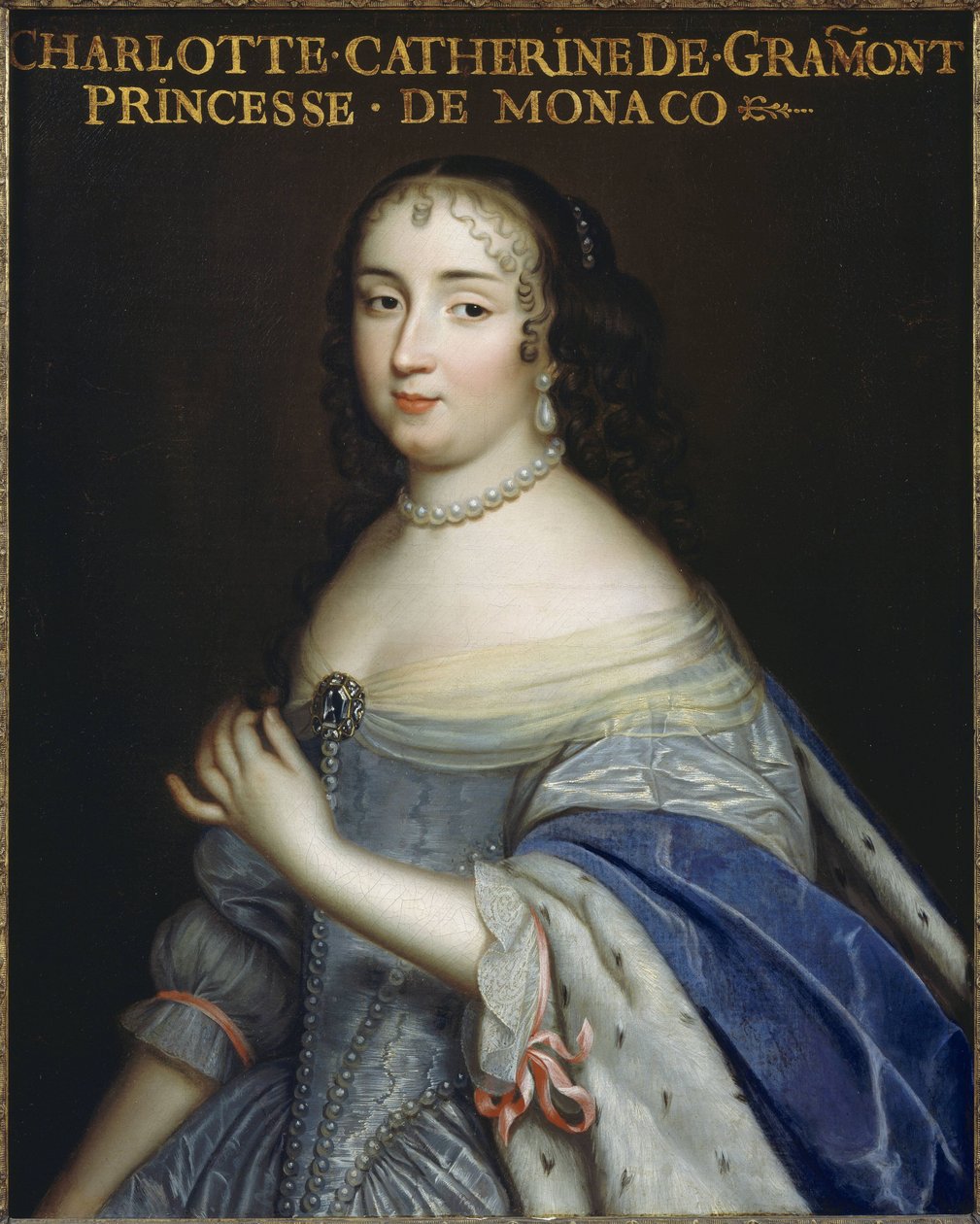 Catherine Charlotte de Gramont 1638-1678, Princesa de Mônaco e Duquesa de Valentinois, c1665. de Unbekannt
