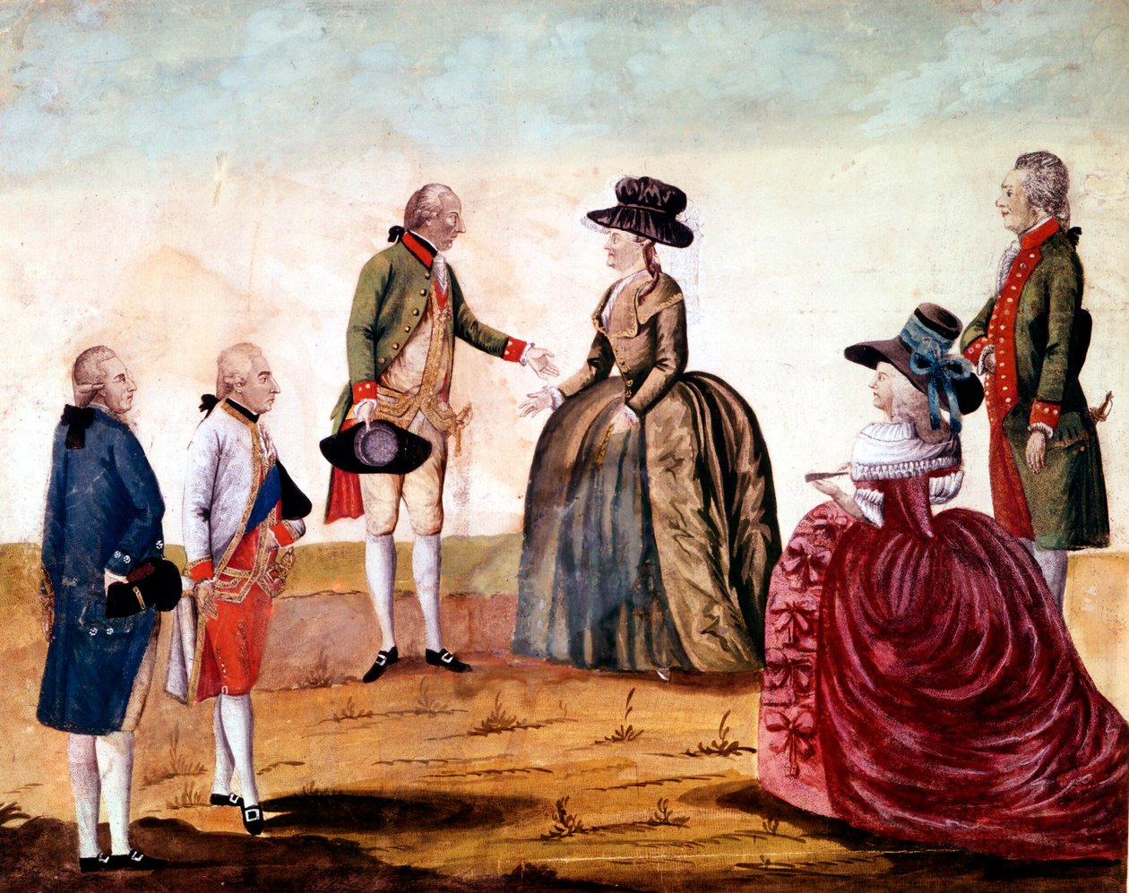 Catarina II, a Grande Imperatriz 1729-96 da Rússia, 1787 de Unbekannt