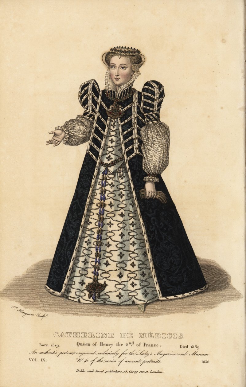 Catherine de Medicis, rainha de Henrique II da França de Unbekannt