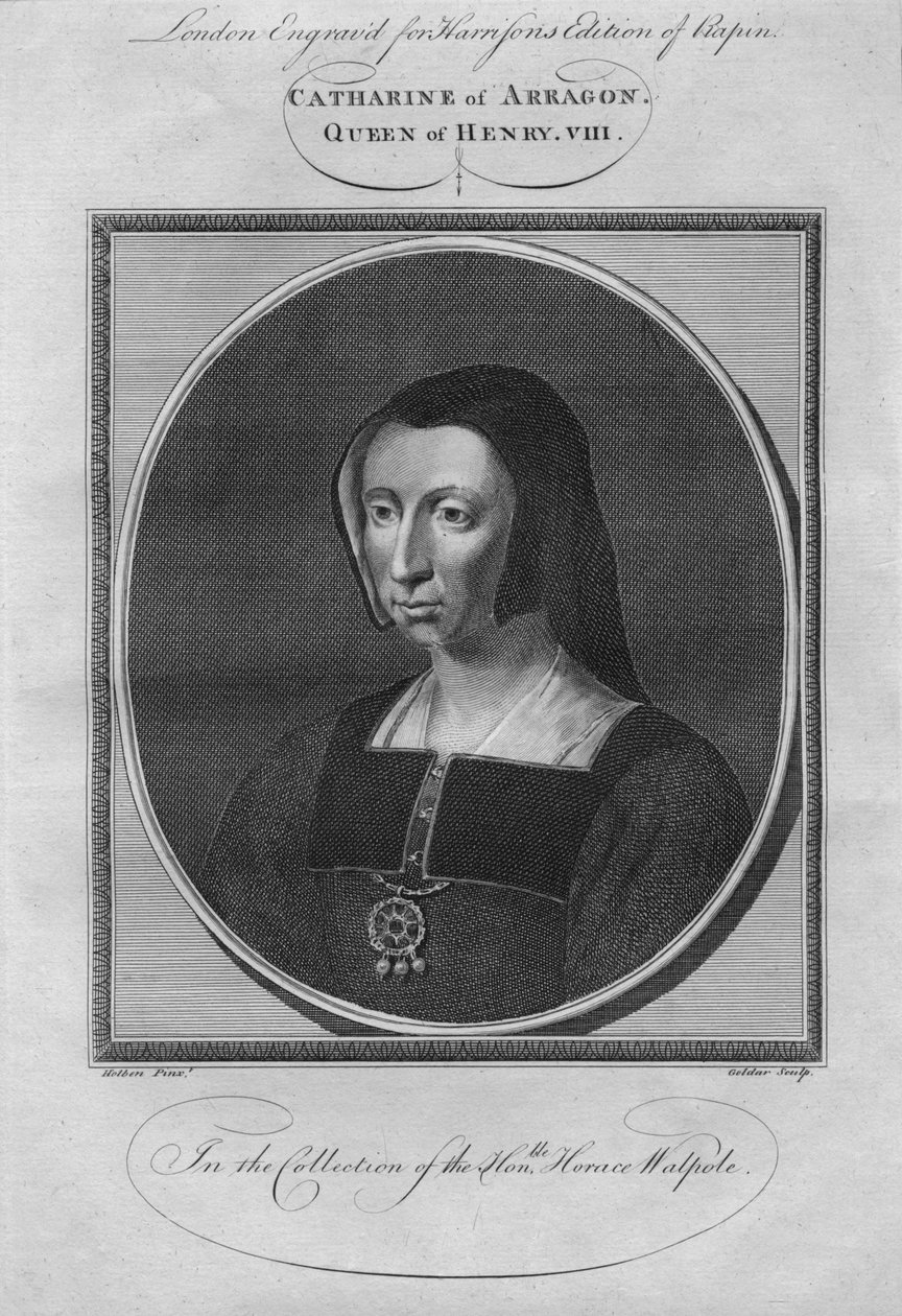 Catarina de Aragão, rainha de Henrique VIII, 1784. de Unbekannt