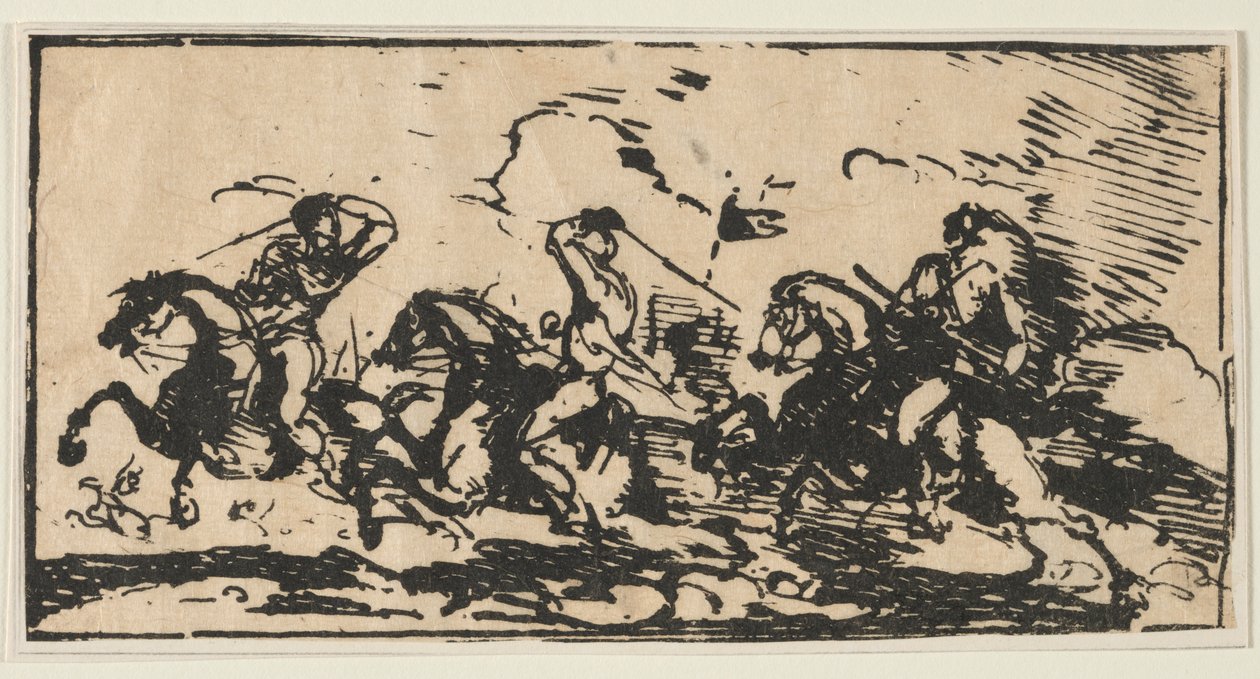 Batalha de Cavalaria, c. 1803 de Unbekannt
