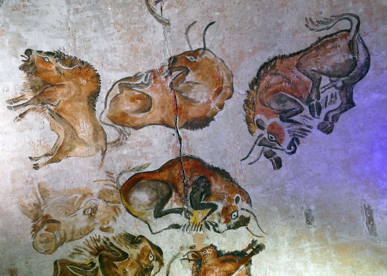 Pinturas rupestres encontradas na Caverna de Altamira (foto) de Unbekannt