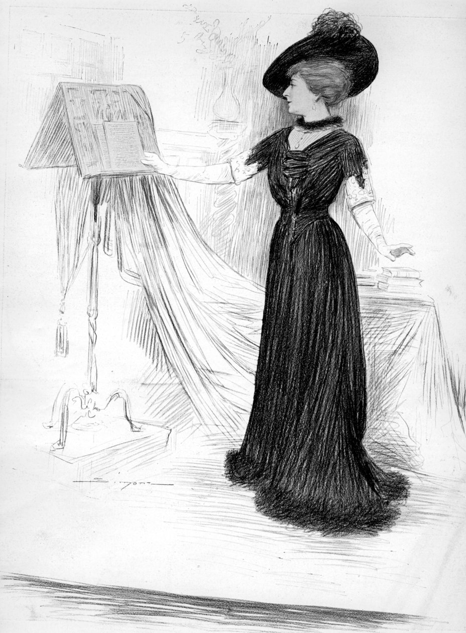 Cecile Sorel, atriz francesa, 1909 de Unbekannt