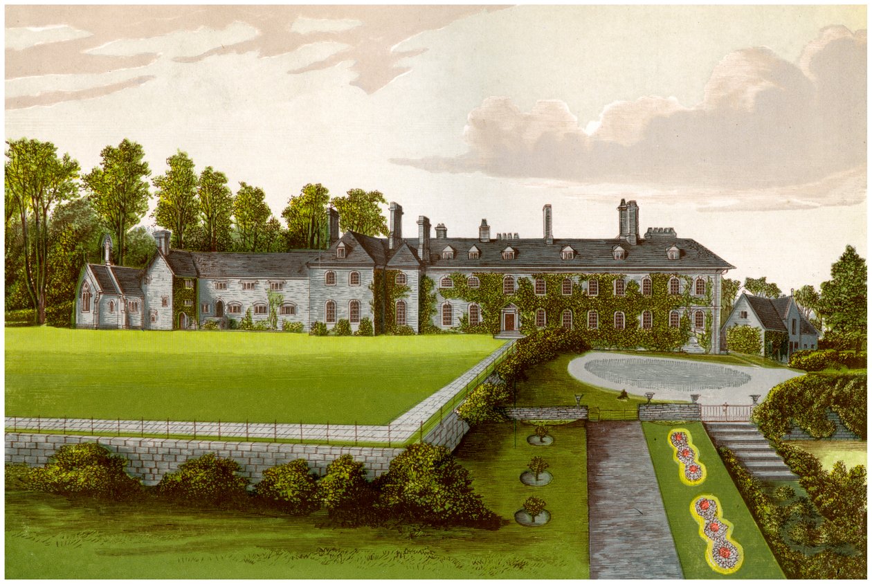 Cefn Mably, Glamorgan, País de Gales, casa da família Kemeys-Tynte, c1880 de Unbekannt