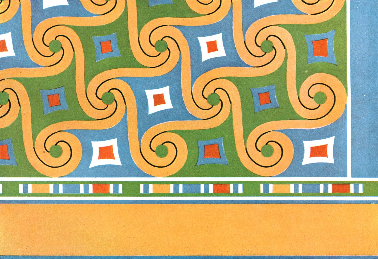 Pinturas de teto no túmulo de Nes-pa-nefer-ela, Sheikh Abd el-Qurna, Tebas, Egito, 1928. de Unbekannt