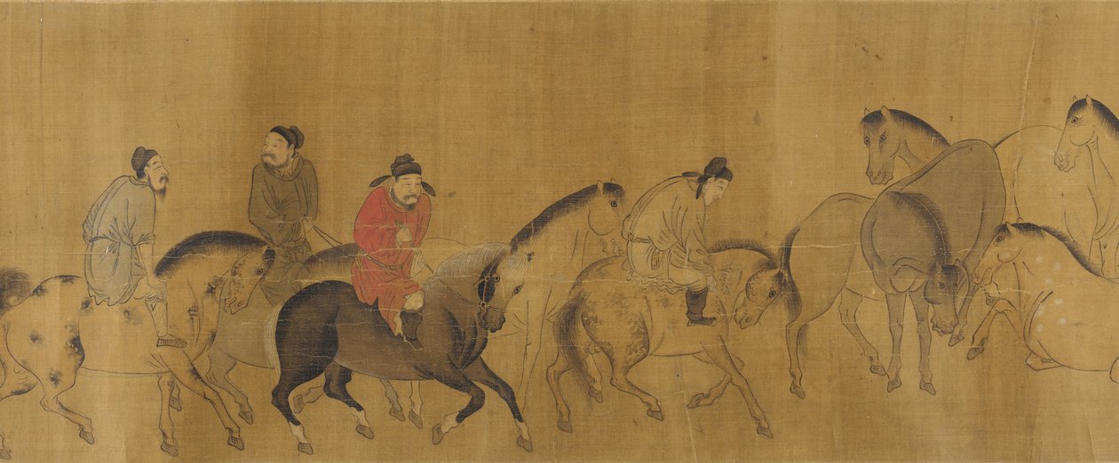 Cavalos Celestiais, dinastia Ming tardia, século XVII. de Unbekannt