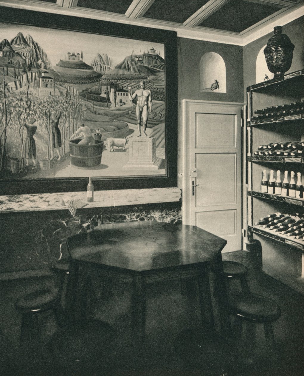 Adega na Casa de Sig. Borletti, c1927 de Unbekannt
