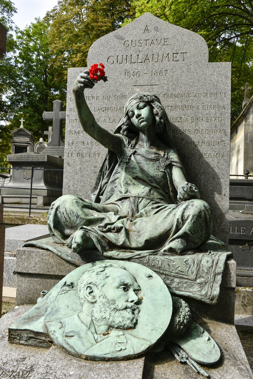 Cemitério de Montmartre/Túmulo de Gustave Guillaumet/Avenue Rachel/PARIS XVIII/Seine/Ile de France/França de Unbekannt