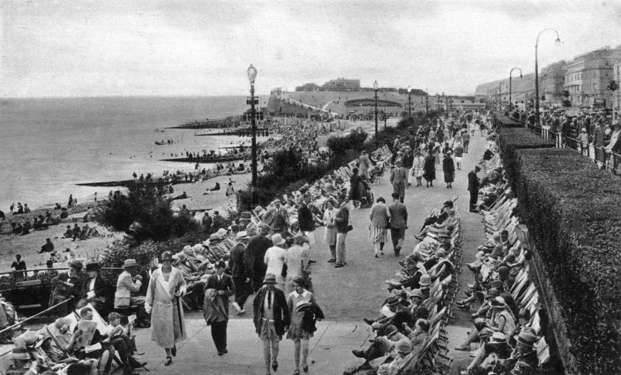 Parada Central e Wish Tower, Eastbourne, East Sussex, início do século XX de Unbekannt