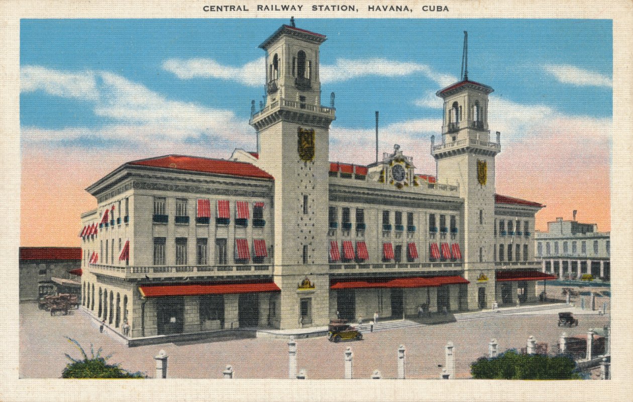 Estação Ferroviária Central, Havana, Cuba, c1910 de Unbekannt