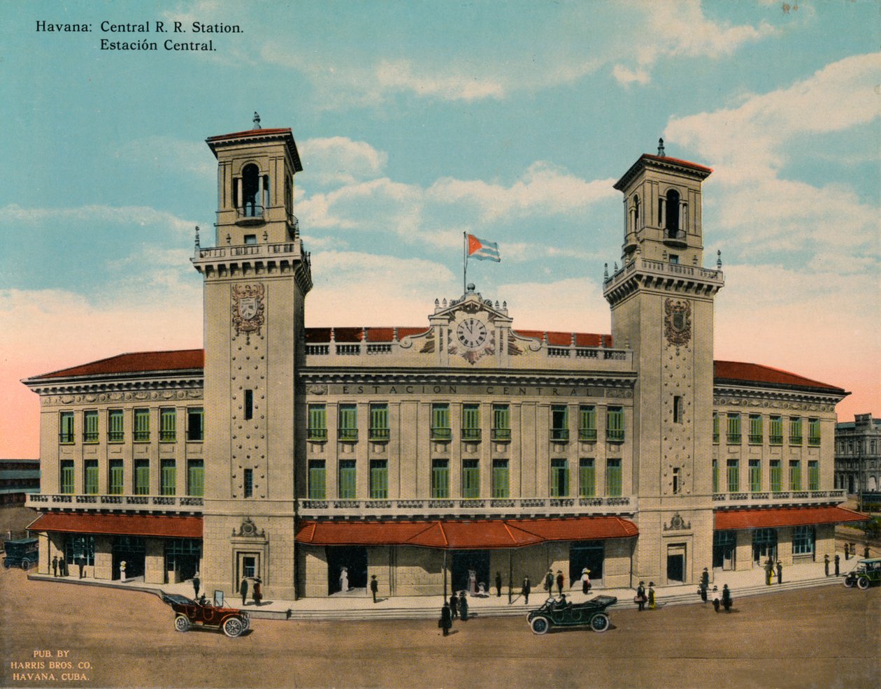 Estação Ferroviária Central, Havana, Cuba, c1920 de Unbekannt