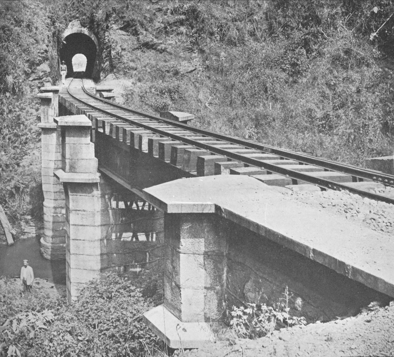 Ferrovia Central do Brasil: Tunelamento através da Serra do Mar, 1914 de Unbekannt