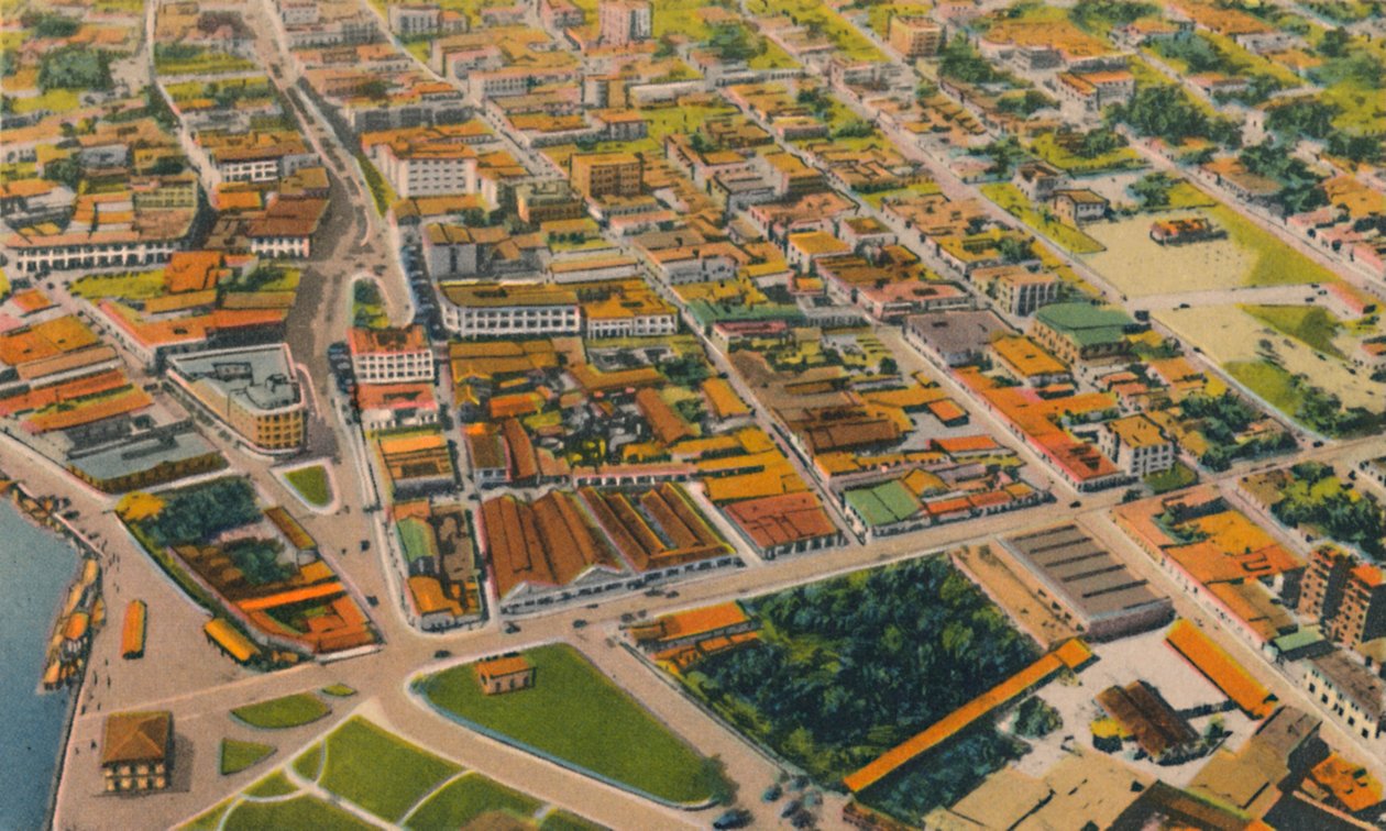 Seção central de Barranquilla, c1940s de Unbekannt