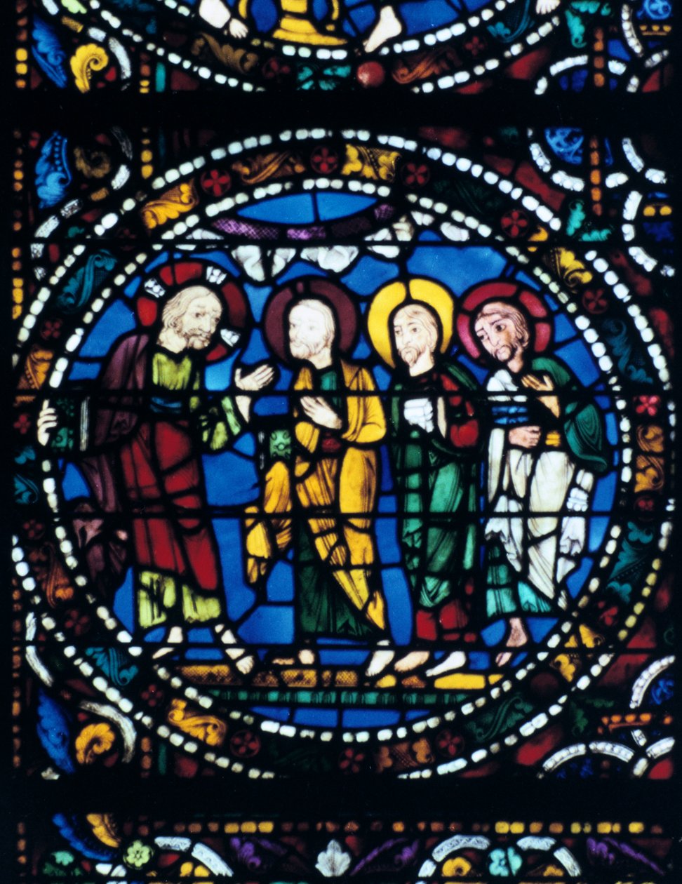 Centro do Thabor, vitral, Catedral de Chartres, França, 1194-1260 de Unbekannt