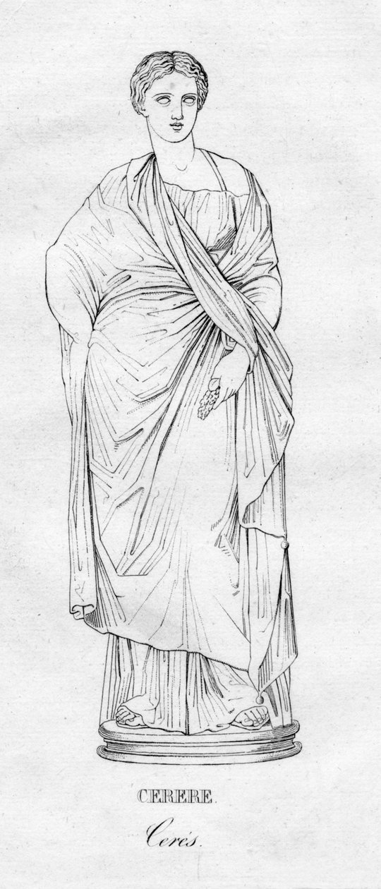 Ceres Cerés, c1850 de Unbekannt