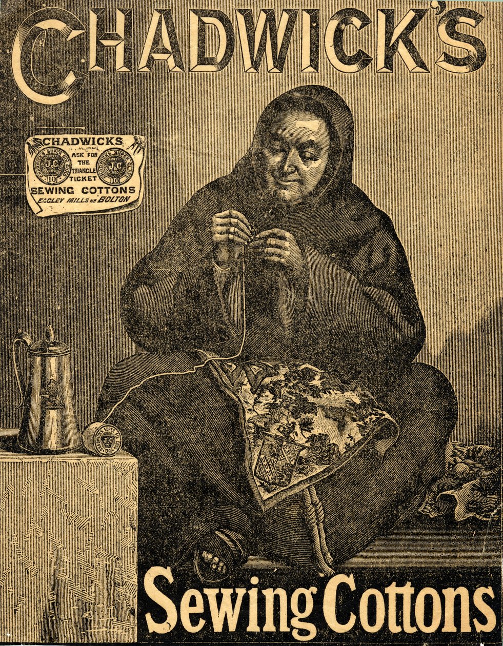 Algodões de costura de Chadwick, século XIX de Unbekannt
