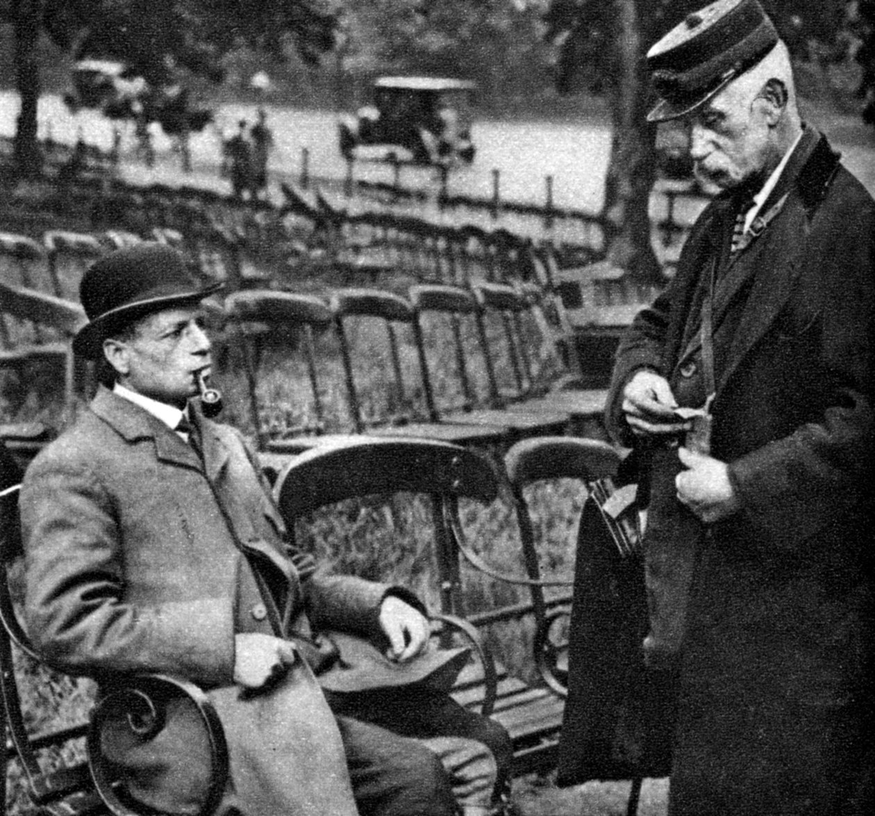 Taxa de aluguel de cadeira, Hyde Park, Londres, 1926-1927 de Unbekannt