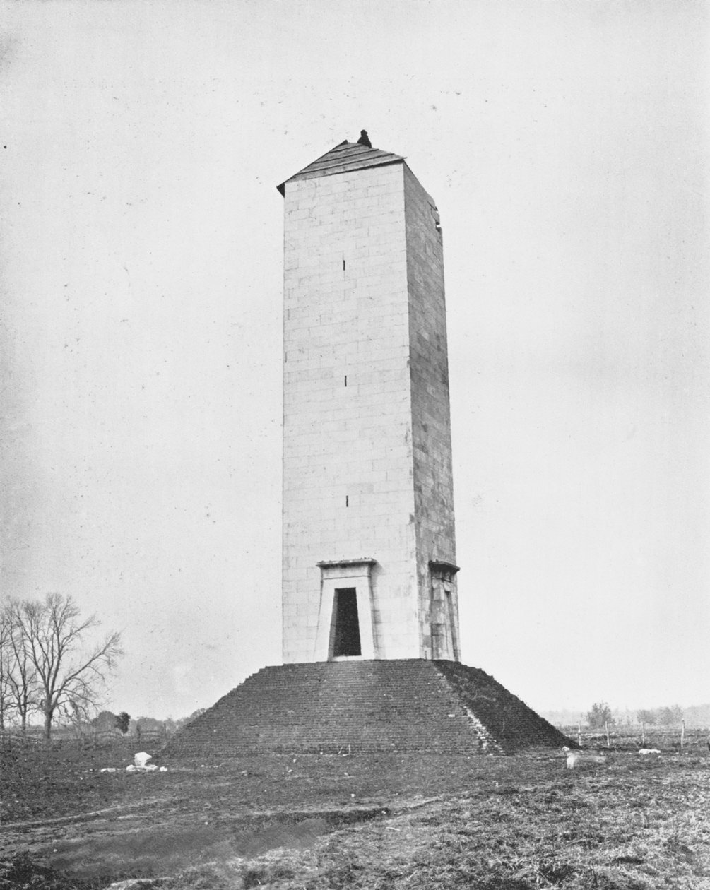 Monumento de Chalmette, campo de batalha de Nova Orleans, Louisiana, EUA, c1900. de Unbekannt