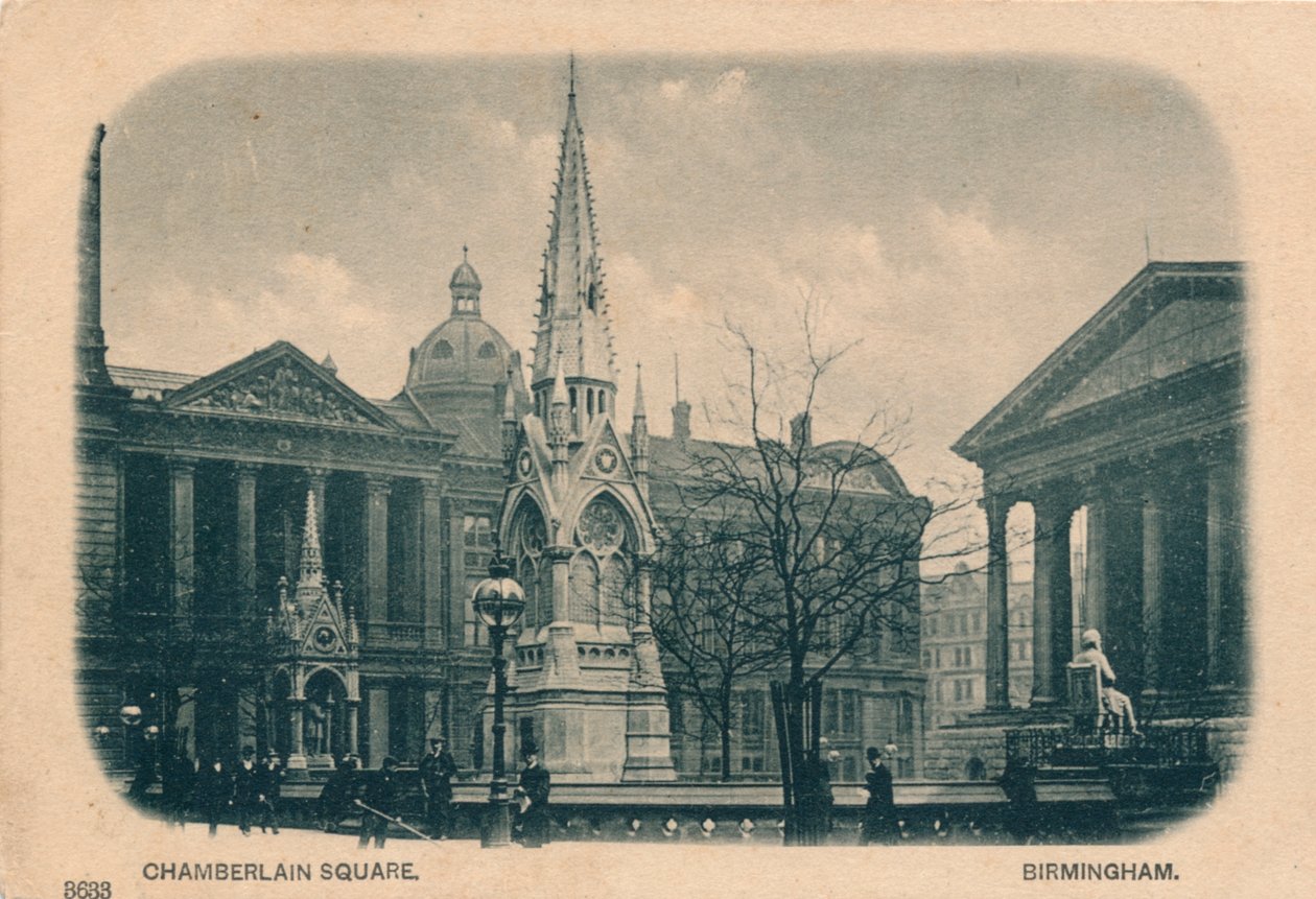 Praça Chamberlain, Birmingham, c1905 de Unbekannt