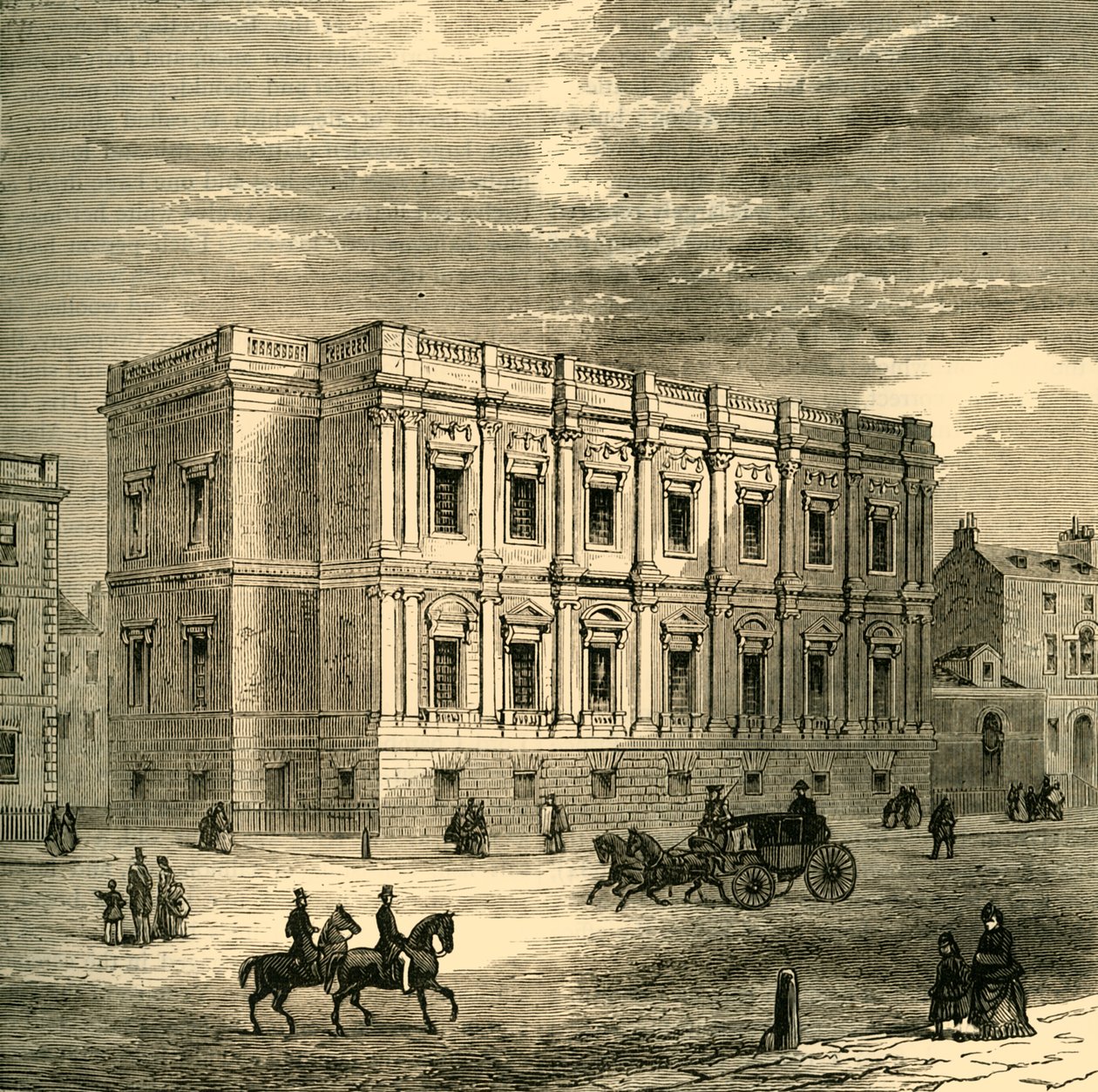 Capela Real, Whitehall, Exterior, 1881. de Unbekannt