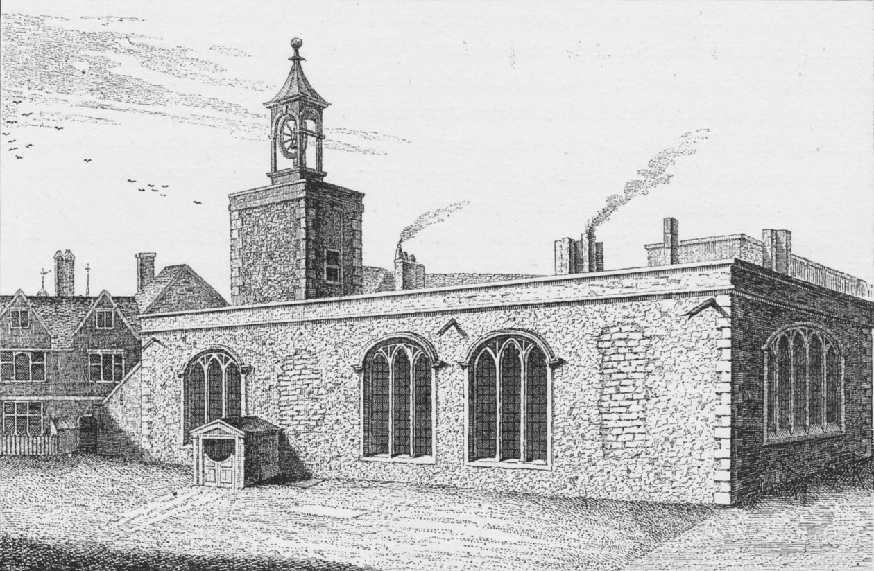 Capela Real de São Pedro ad Vincula, com vista para Tower Green, Londres, c1737 1904 de Unbekannt