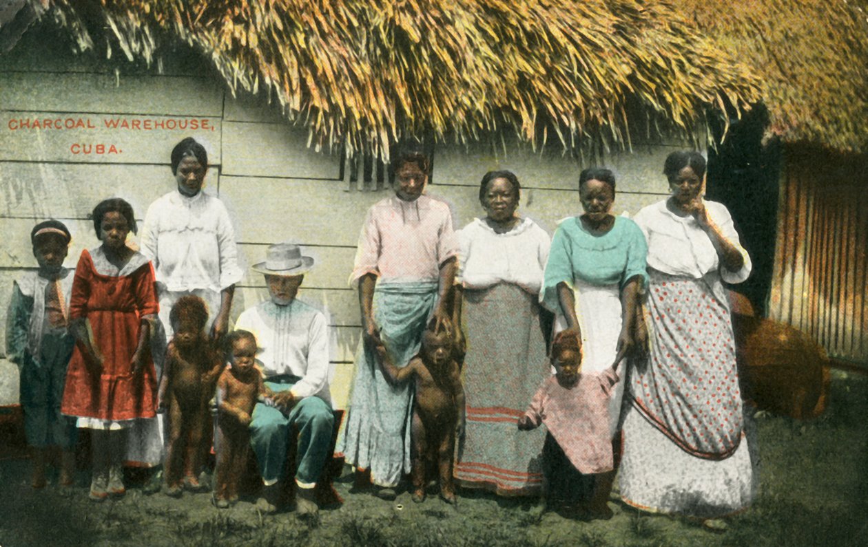 Armazém de carvão, Cuba, 1911. de Unbekannt