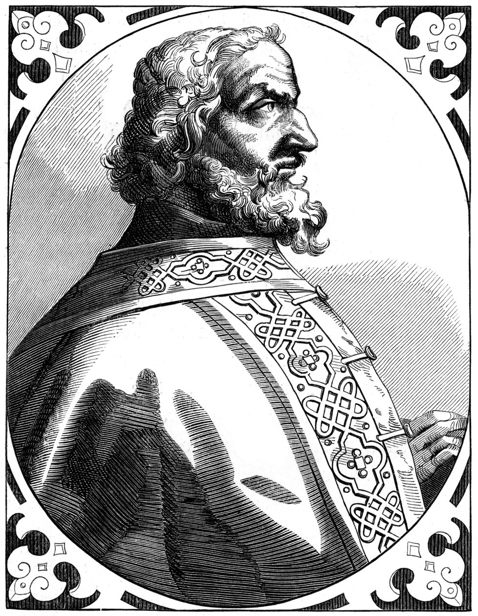 Carlos Magno 712-814, Sacro Imperador Romano e rei dos francos, século XVI 1849 de Unbekannt