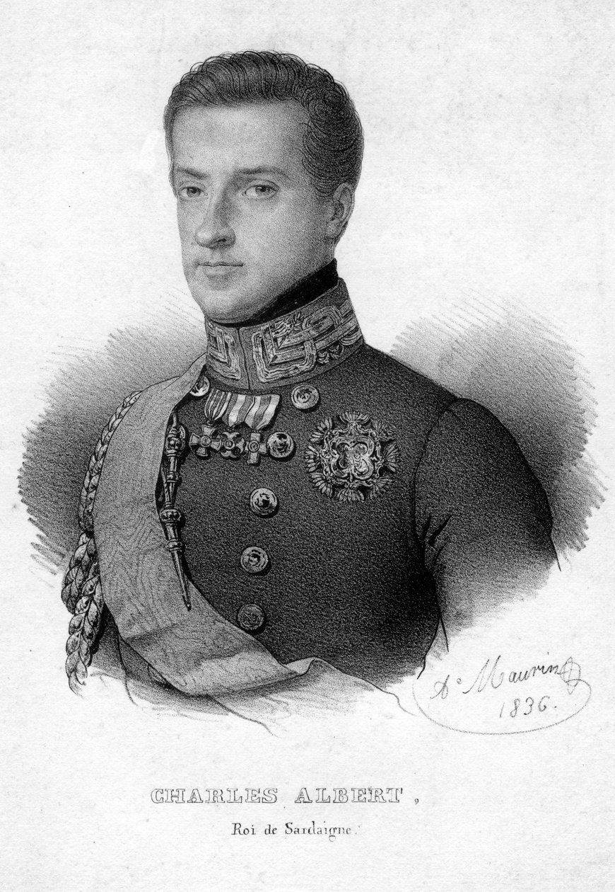 Carlos Alberto da Sardenha, rei da Sardenha, 1836 de Unbekannt