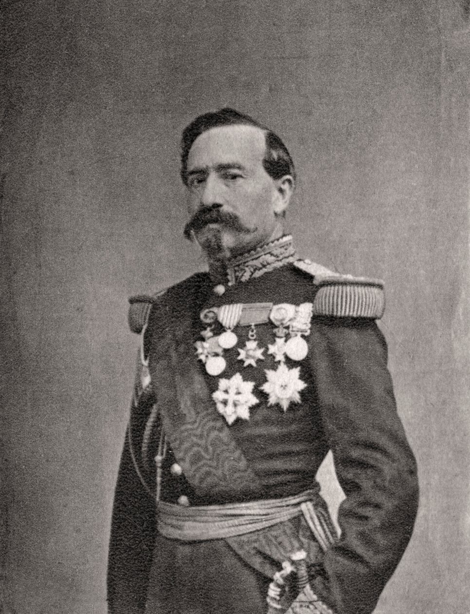 Charles Denis Bourbaki, soldado e general francês, 1868 de Unbekannt