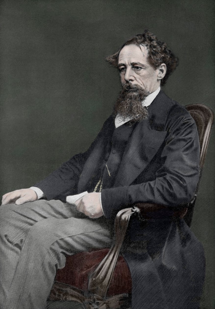 Charles Dickens, autor inglês do século XIX, 1910 de Unbekannt