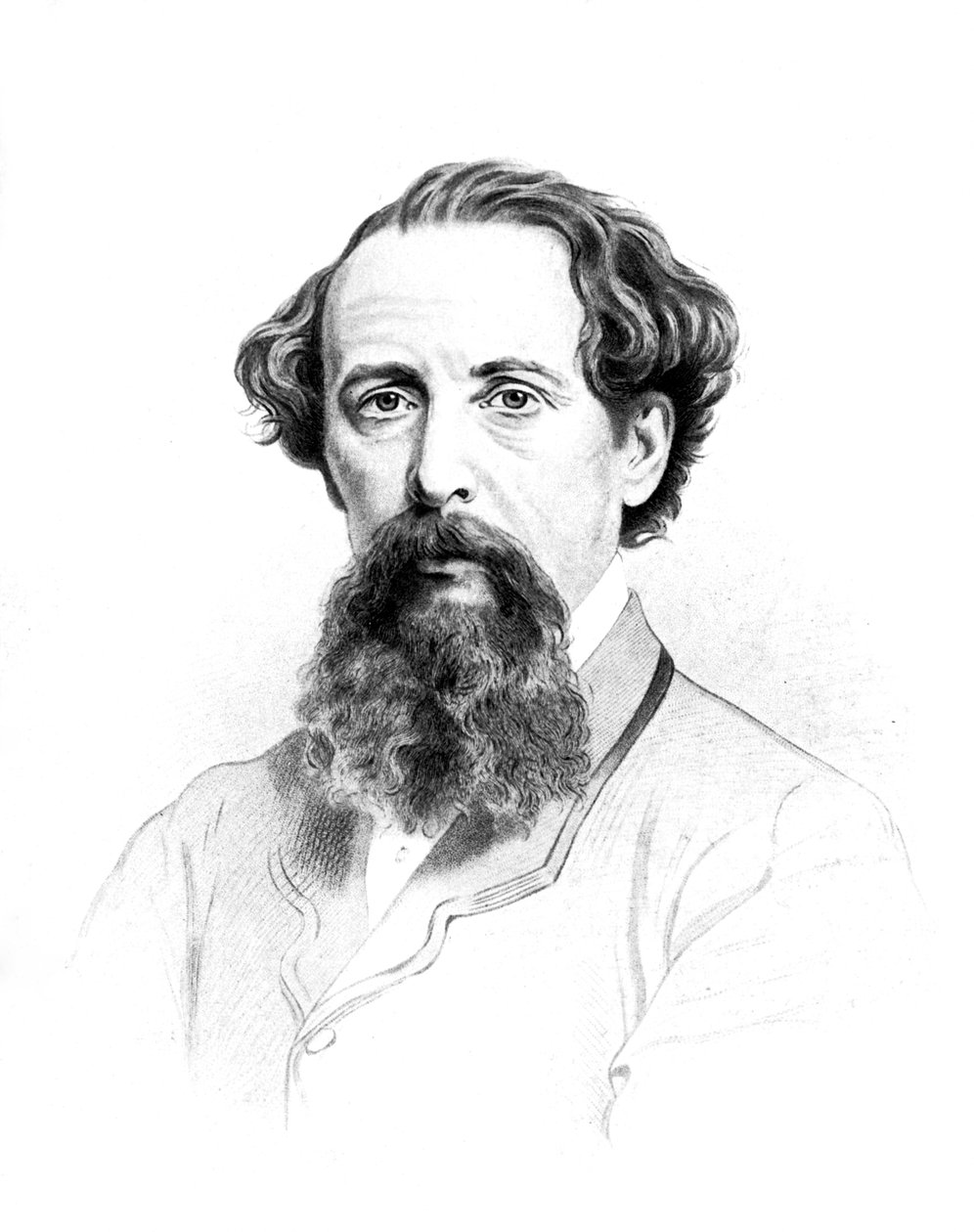 Charles Dickens, autor inglês do século XIX, 1910 de Unbekannt