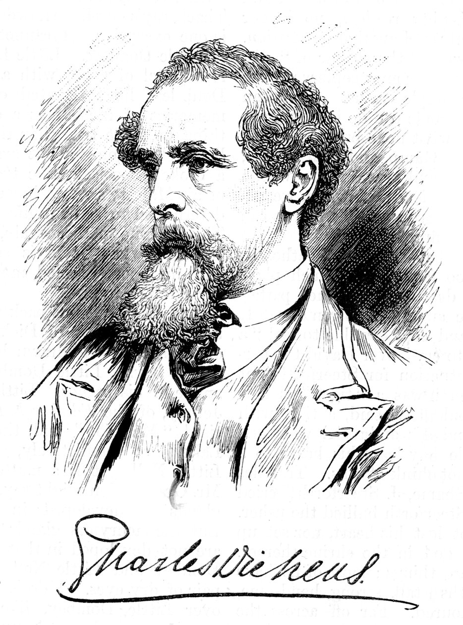 Charles Dickens, romancista e jornalista inglês, c1860s de Unbekannt