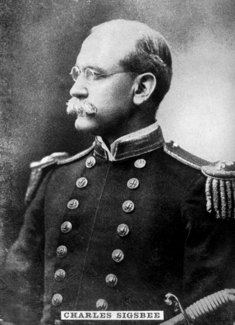 Charles Dwight Sigsbee 1845-1923, contra-almirante da Marinha dos Estados Unidos, c1910 de Unbekannt