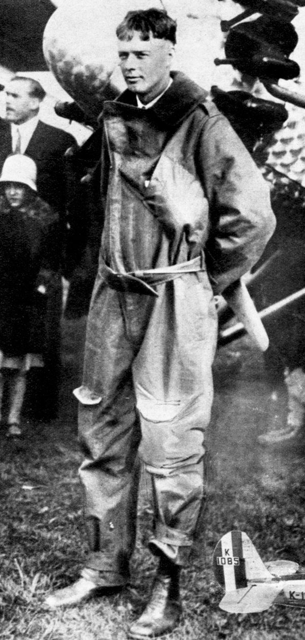 Charles Lindburgh, aviador que quebrou recordes, 1927 de Unbekannt