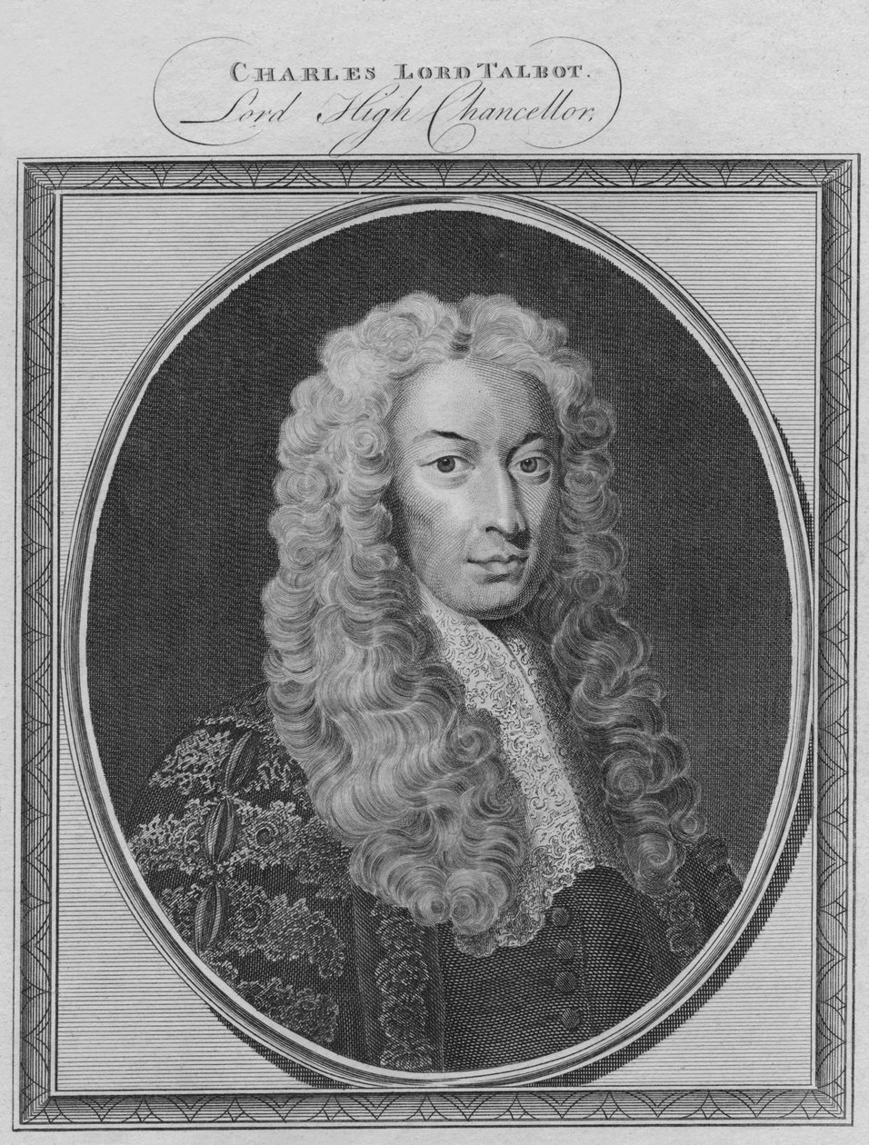 Charles Lord Talbot, Lorde Alto Chanceler, 1786. de Unbekannt