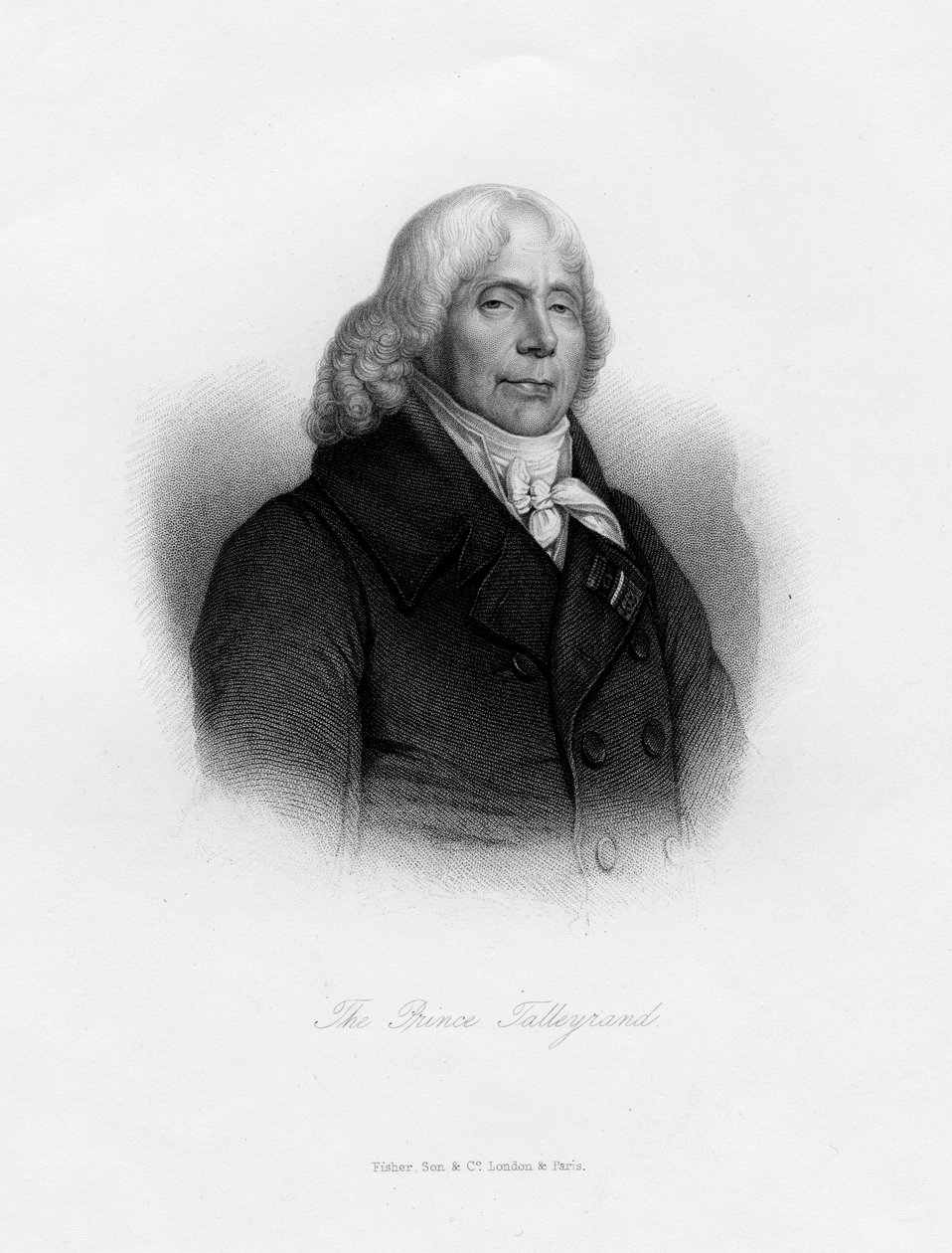 Charles Maurice de Talleyrand-Perigord, diplomata francês, século XIX de Unbekannt