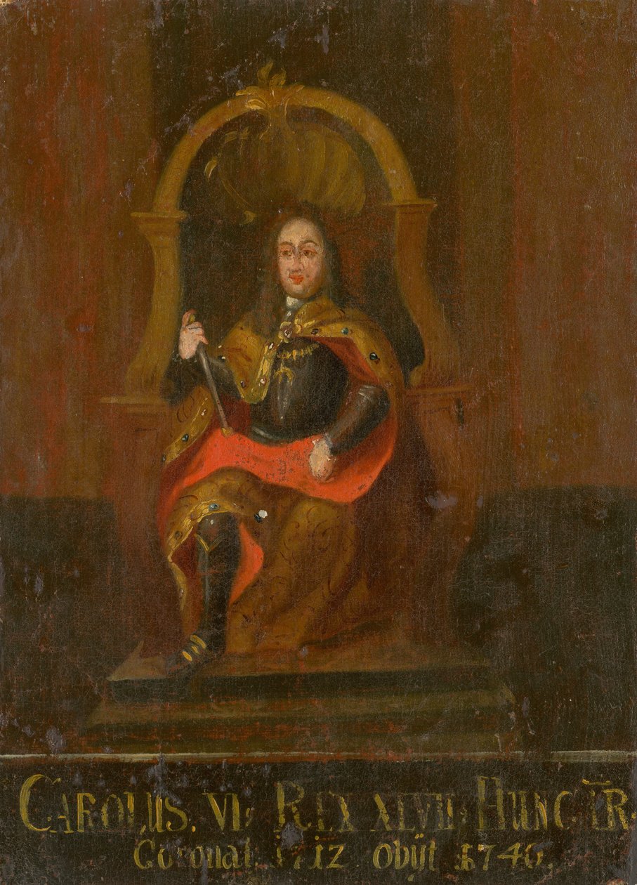 Carlos VI 1685-1740, rei da Hungria e Croácia, primeira metade do século XVIII. de Unbekannt