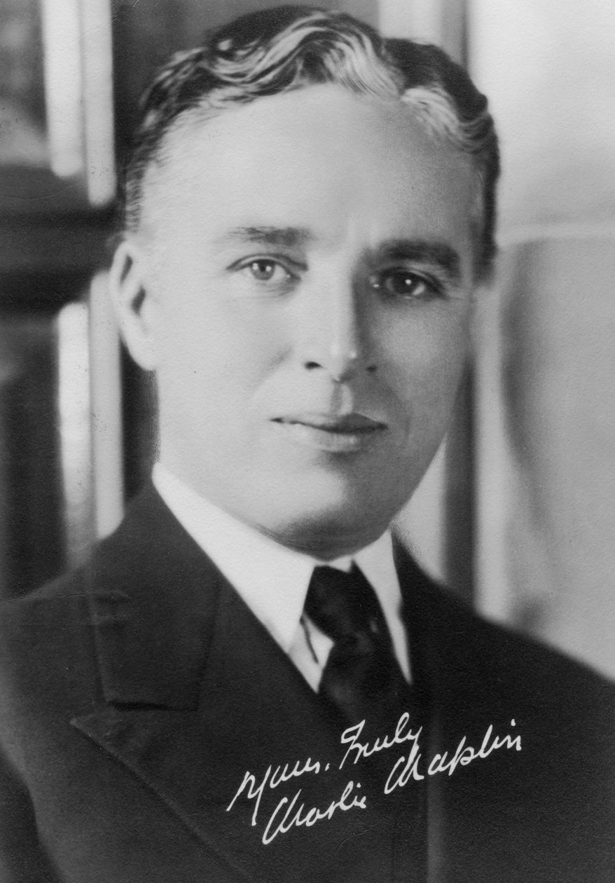Charlie Chaplin 1889-1977, ator inglês, c1920s de Unbekannt