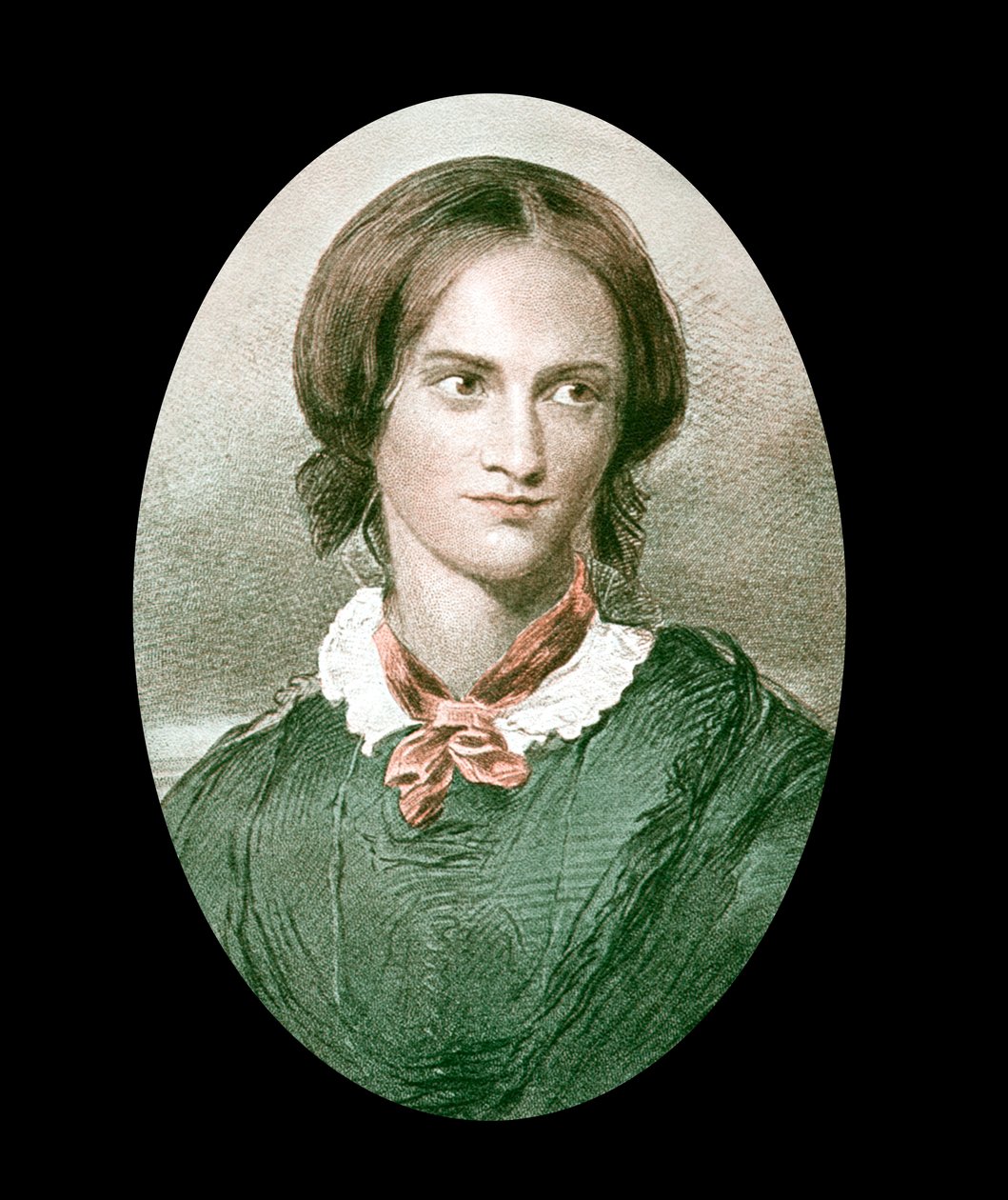 Charlotte Bronte, romancista inglesa, meados do século XIX de Unbekannt