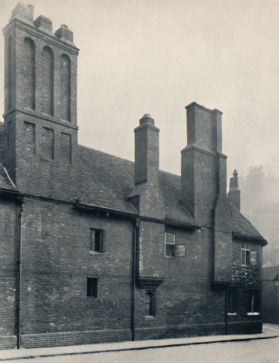 Charterhouse. Tribunal da casa de banho, Exterior, Frente oeste, 1925 de Unbekannt