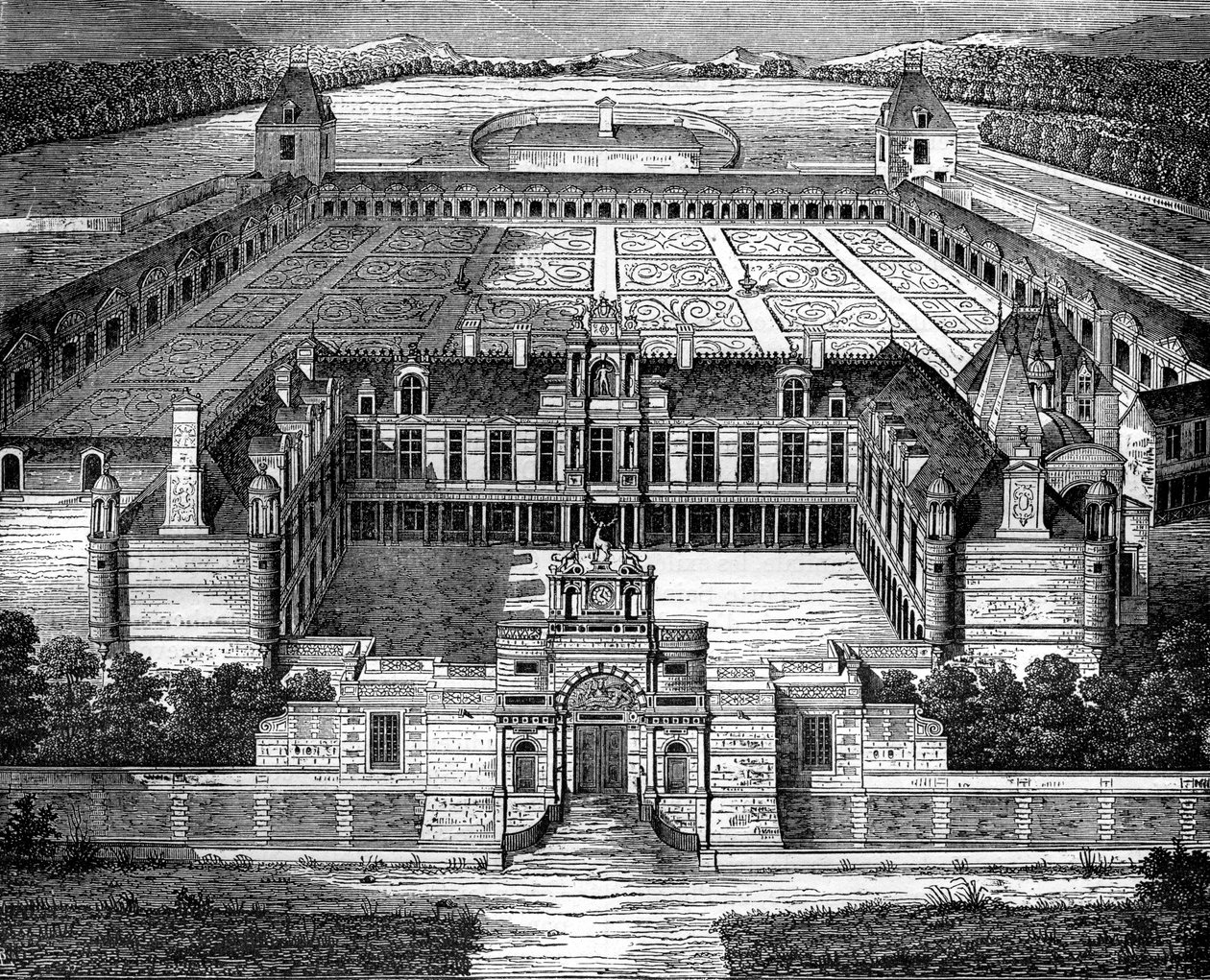 Chateau dAnet, perto de Dreux, França, 1882-1884 de Unbekannt