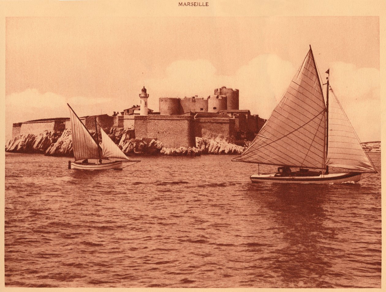 Chateau dIf, Castelo de If, Marselha, 1930. de Unbekannt