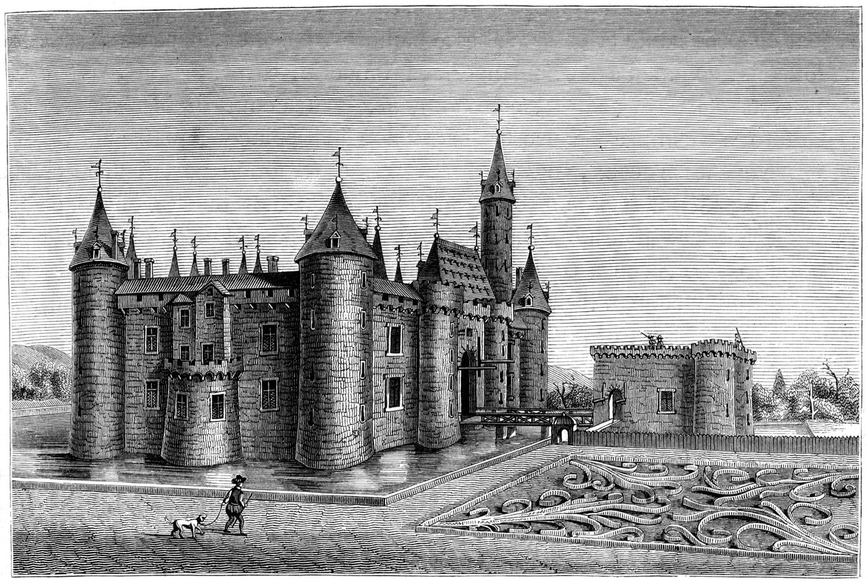 Chateau de Marcoussis, Paris, França, século XVII 1849 de Unbekannt
