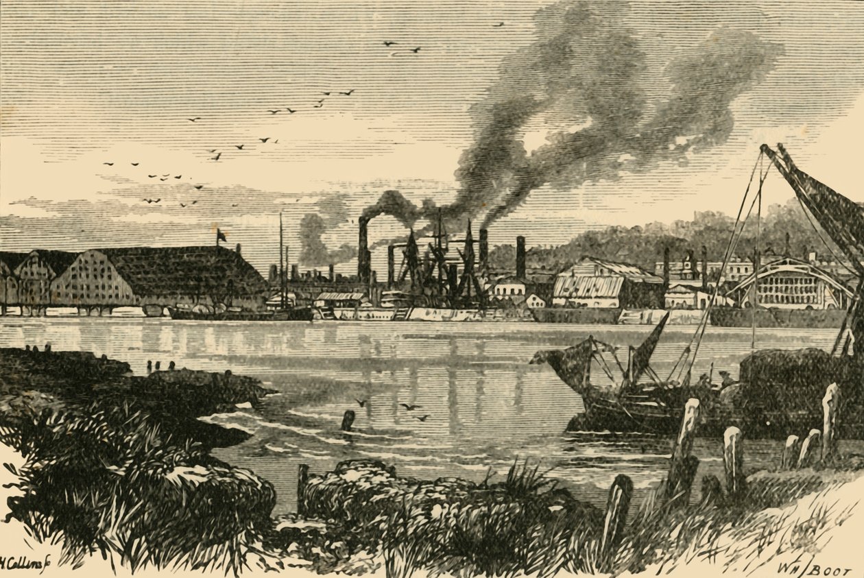 Dockyard de Chatham, 1898. de Unbekannt