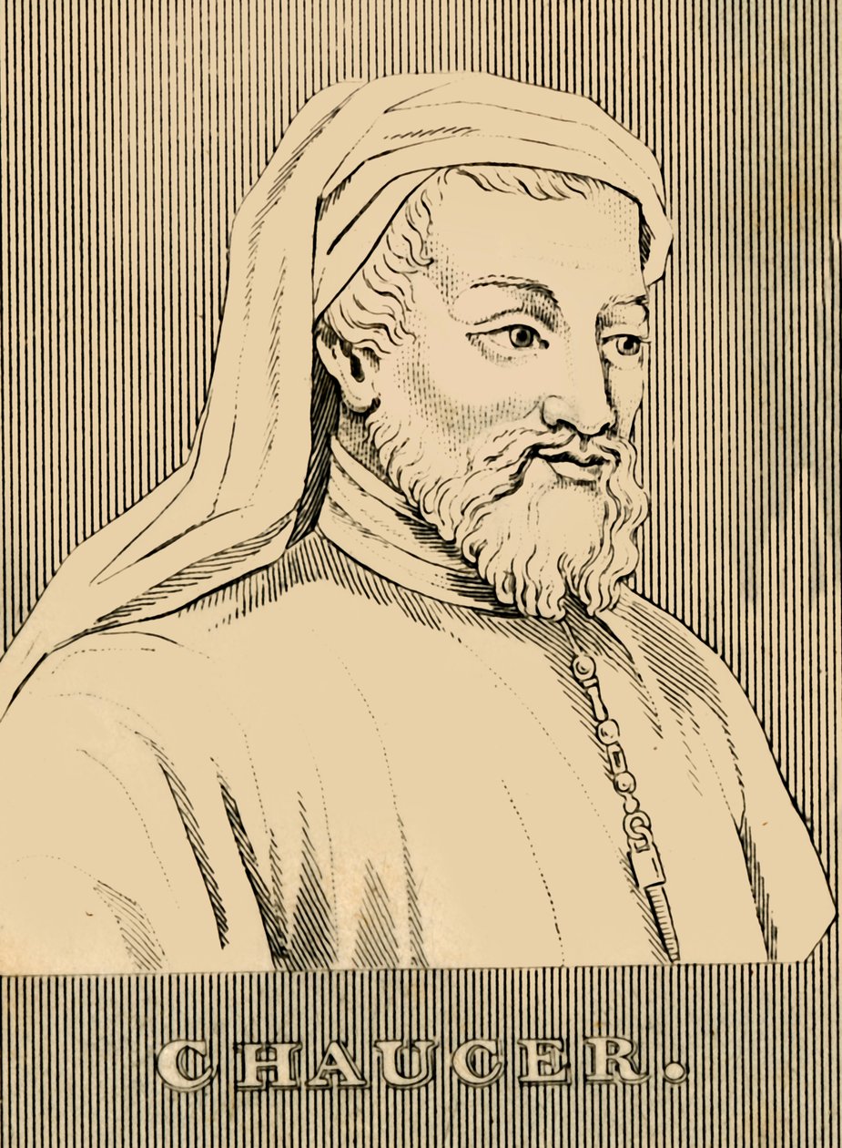 Chaucer, 1343-1400, 1830. de Unbekannt
