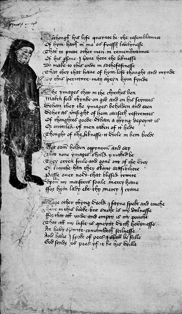 Chaucers Ymage, 1900 de Unbekannt