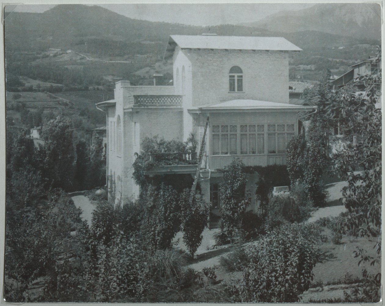 Casa Chekhovs em Yalta, década de 1890 de Unbekannt