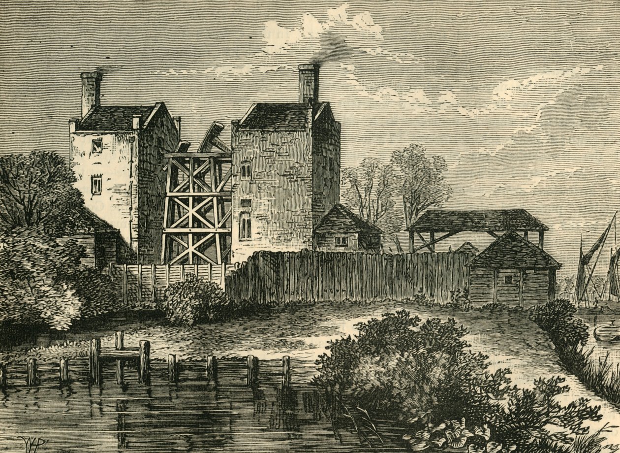 Chelsea Water-Works, em 1750, c1876. de Unbekannt