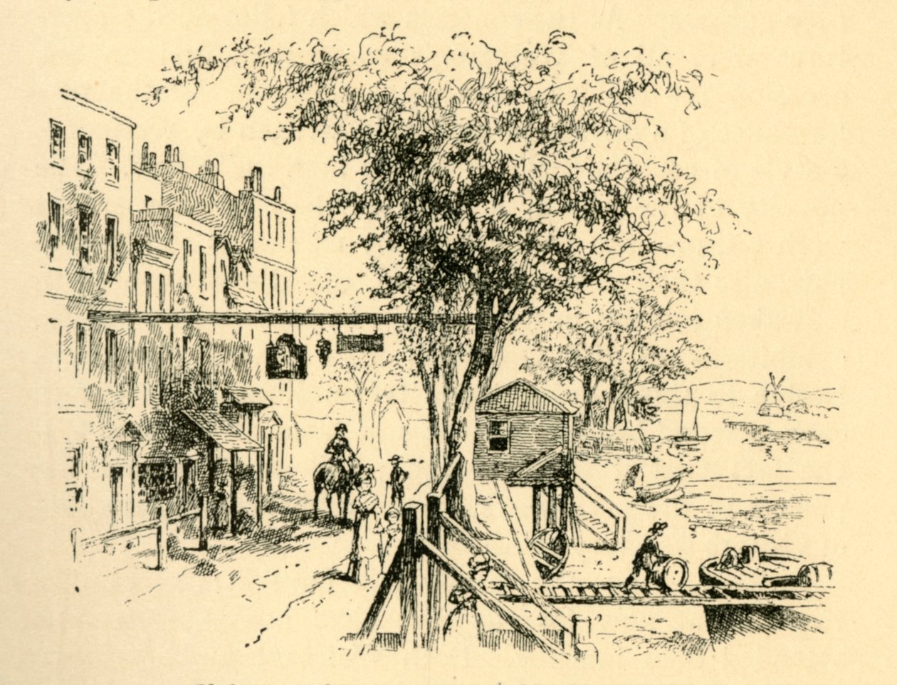 Chelsea naquela época era uma vila ribeirinha, 1907. de Unbekannt